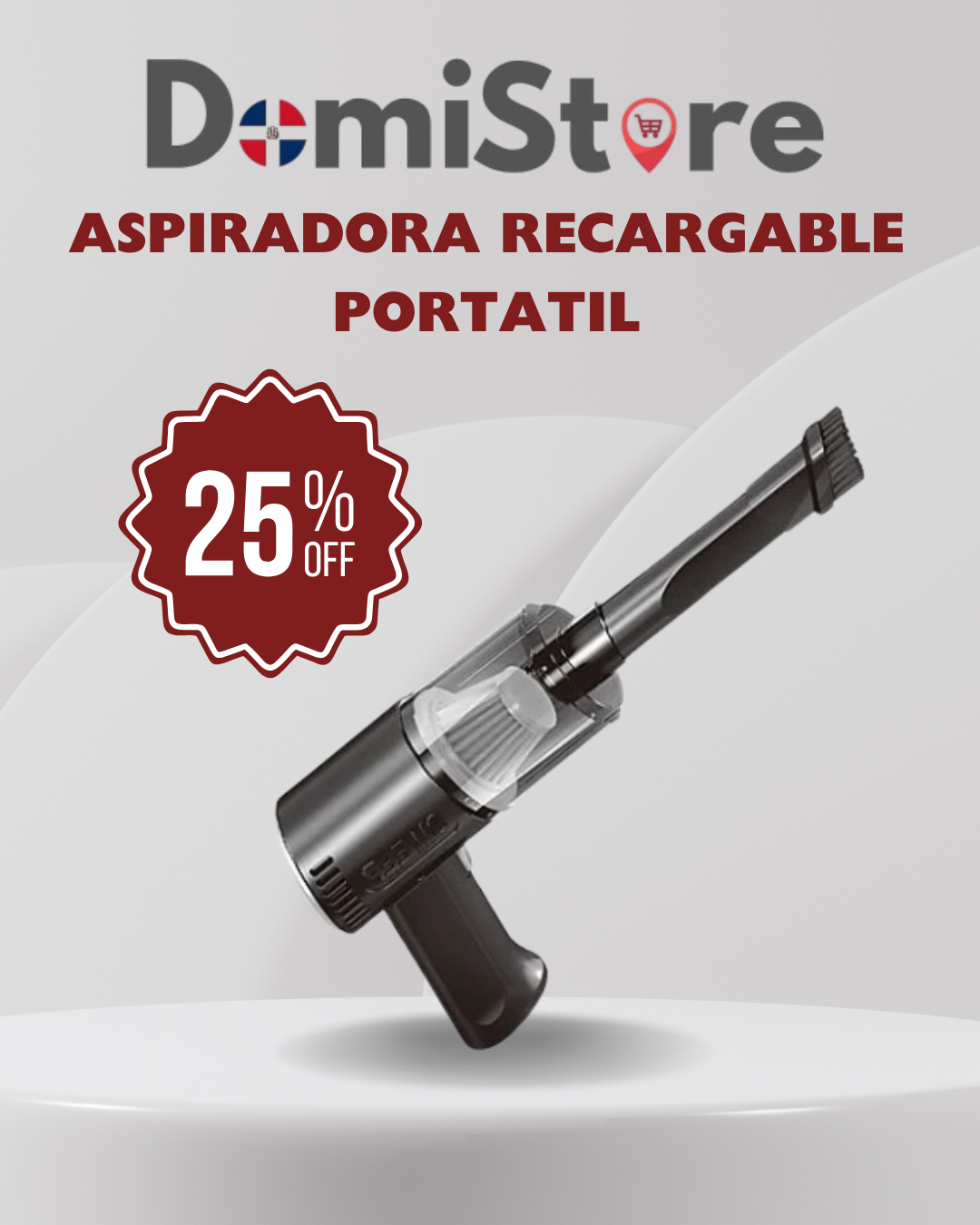ASPIRADORA PORTATIL RECARGABLE K-7