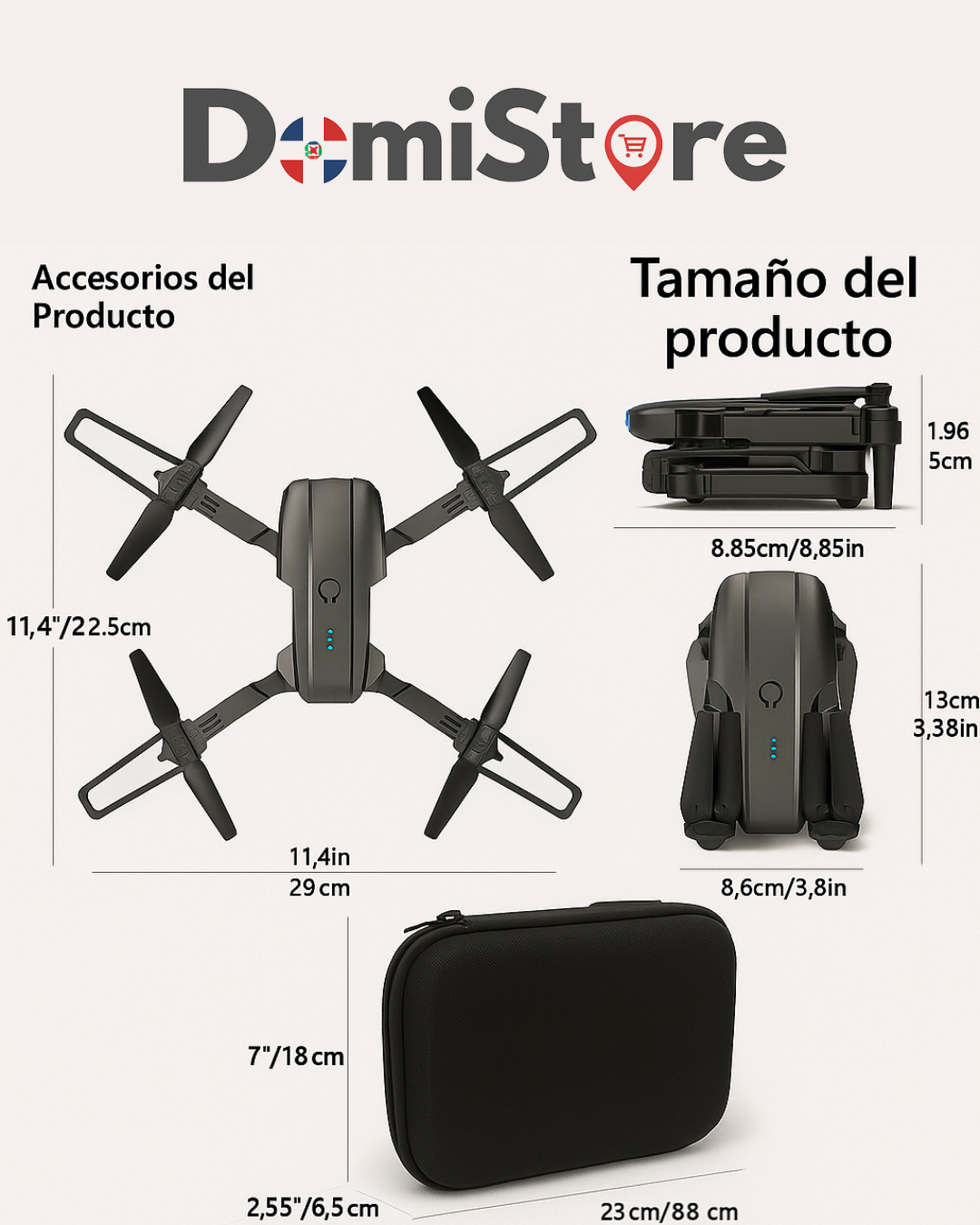 DRONE INTELIGENTE CON CAMARA 4K
