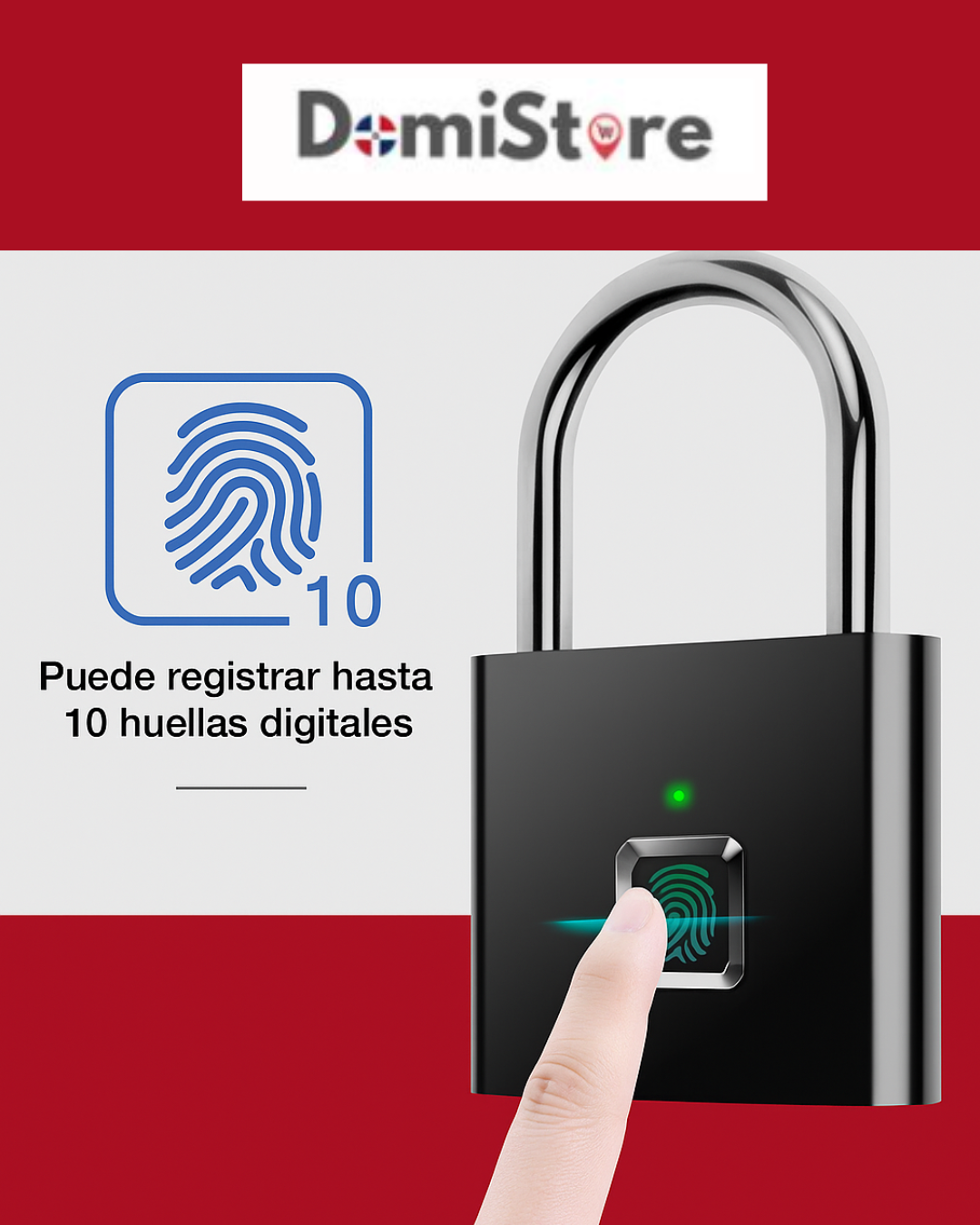 Candado de huella dactilar