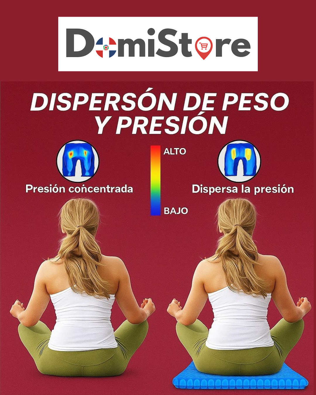 Cojín de Gel Ortopédico Egg Sitter