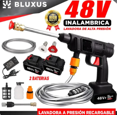 Compra la Hidrolavadora Inalambrica de alta presión y llévate el cepillo mágico 5 en 1 completamente GRATIS