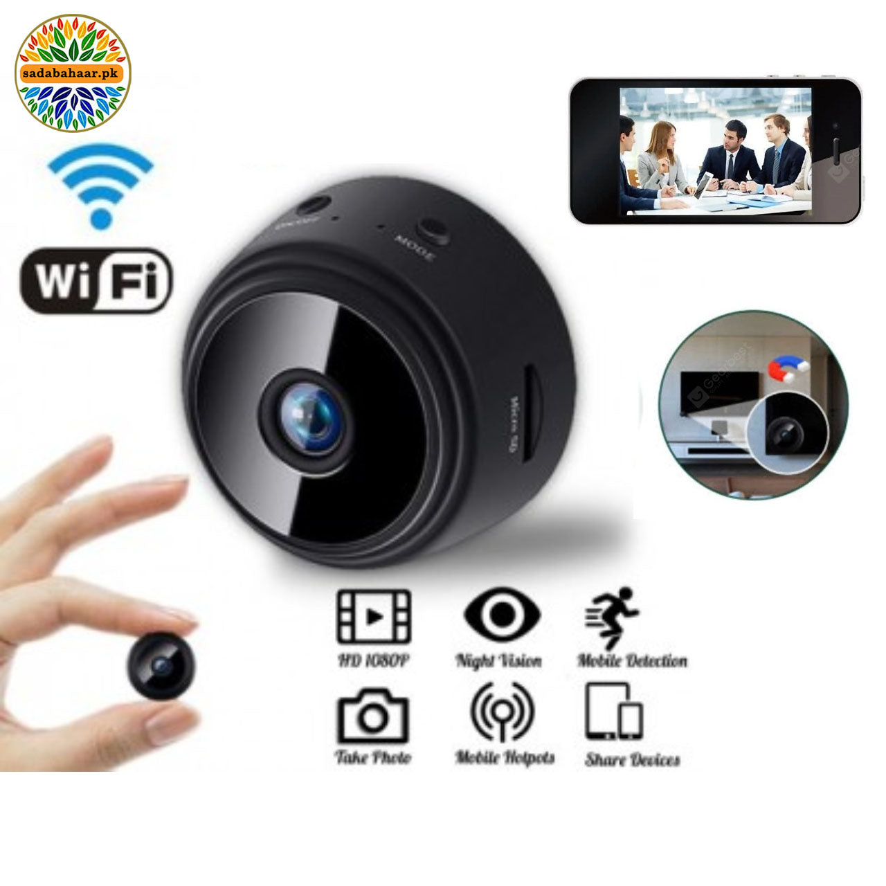Mini Cámara Espía 1080P | Seguridad y Discreción en Cualquier Lugar