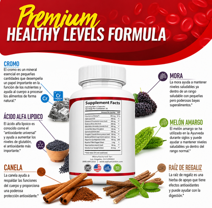 Control Glucosa Natural Fórmula Plus