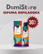 Espuma depiladora