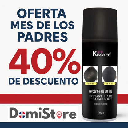 ¡Spray Capilar KingYes – Dile adiós a las canas y la calvicie al instante!