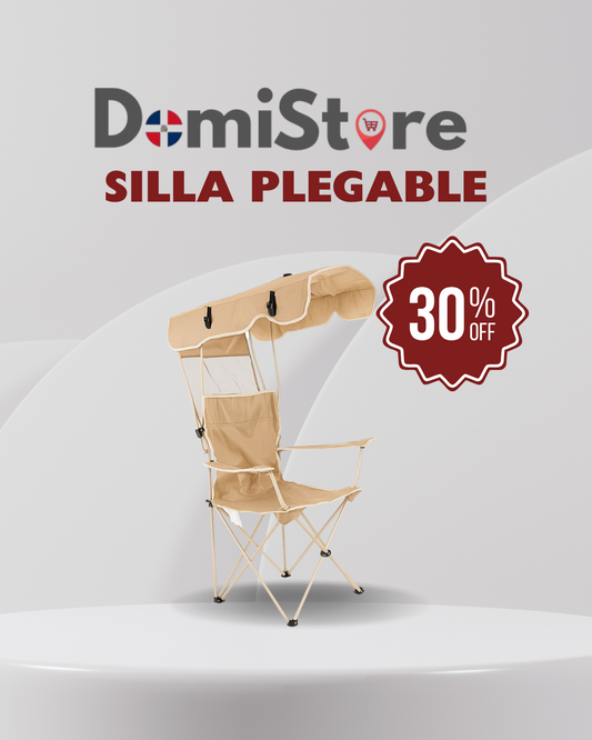 Silla de Playa Plegable con Sombrilla que Cambiará tu Verano