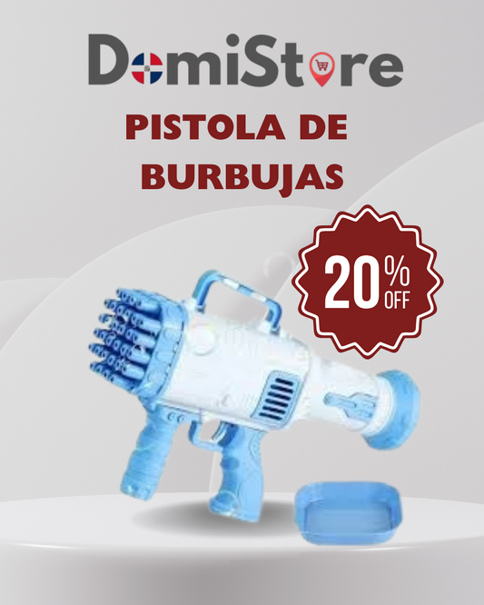 Pistola de burbujas: Diversión sin límites para toda la familia.