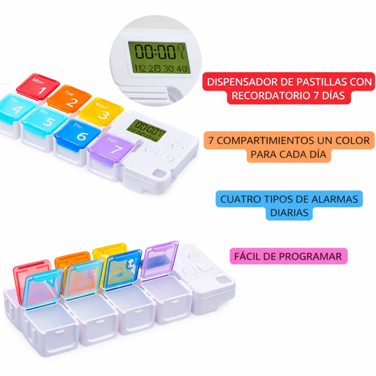 Pastillero con alarma