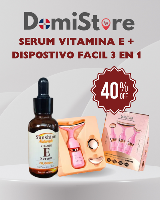 Serum vitamina E + Dispositivo facil 3 en 1