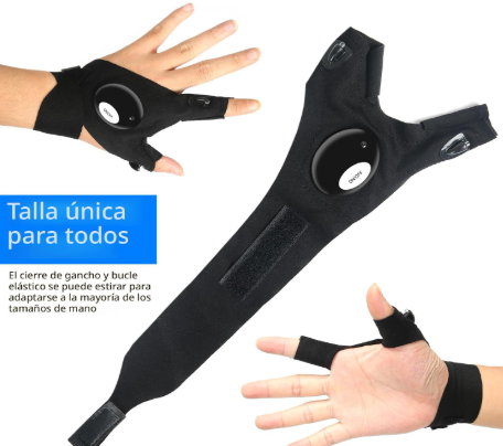 Guantes Linterna LED