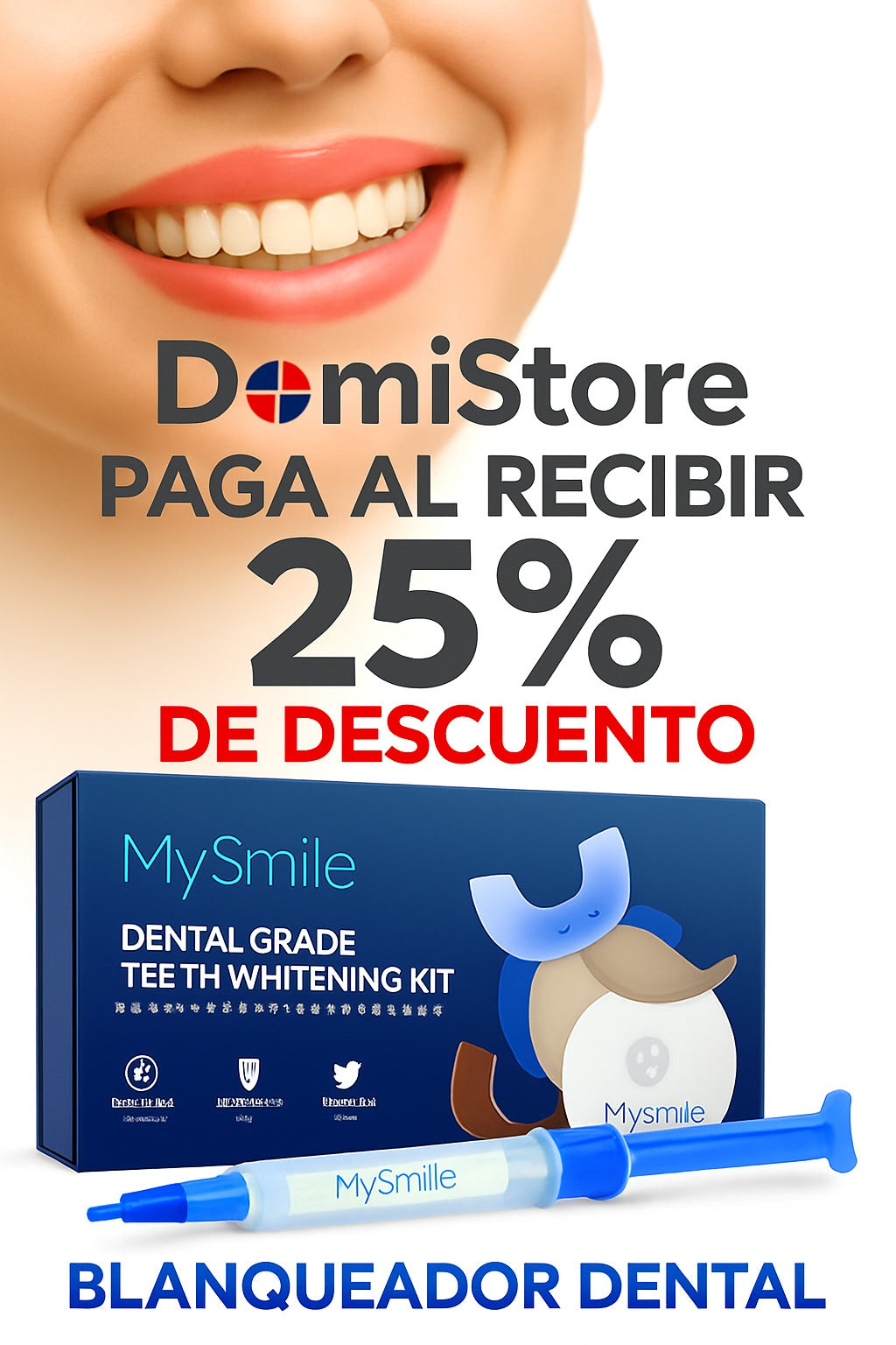 Blanqueador dental, MySmile.