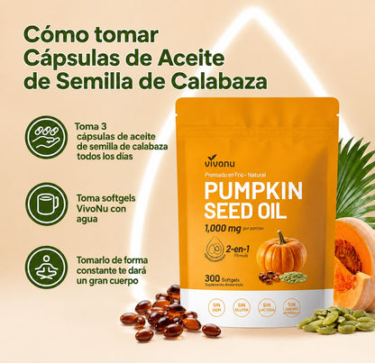 Aceite Natural de Calabaza Plus