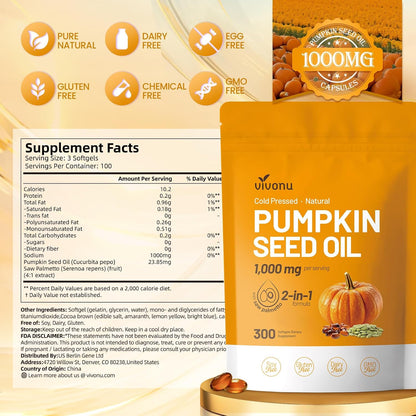 Aceite Natural de Calabaza Plus