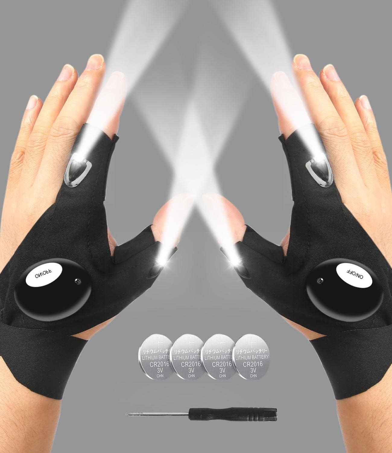 Guantes Linterna LED