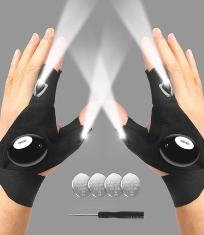 Guantes Linterna LED
